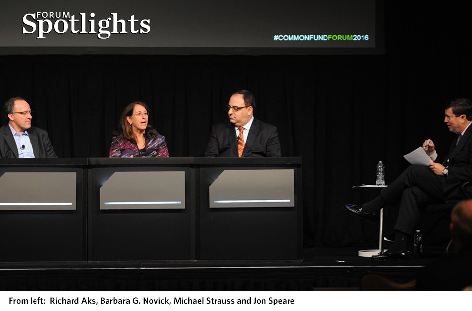 From left: Mark Anson, Bruce Zimmerman and Catherine Keating