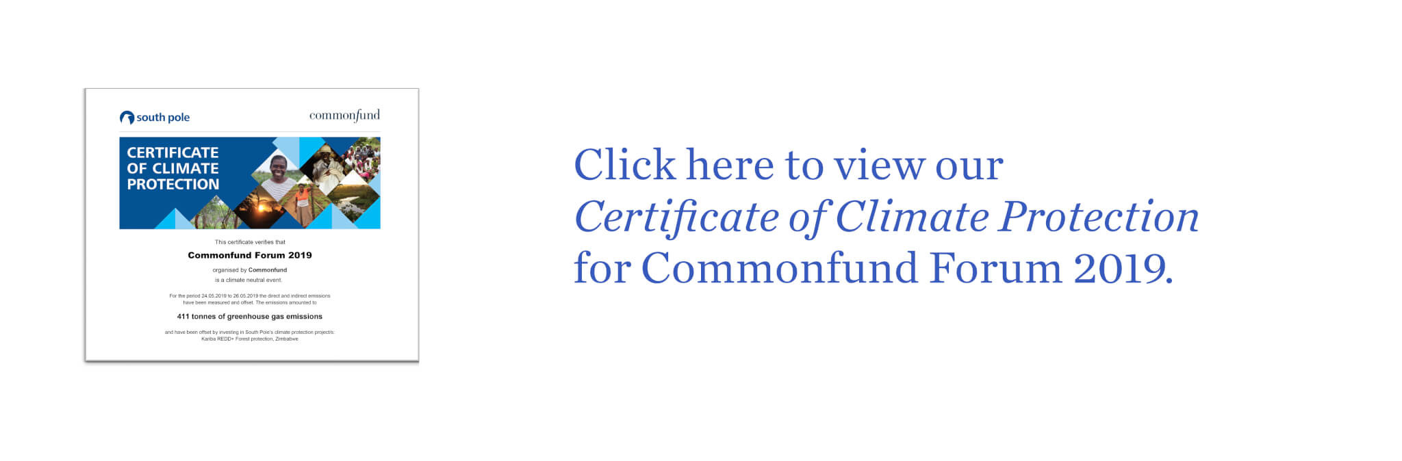 Click here to view our Certificate of Climate Protection.